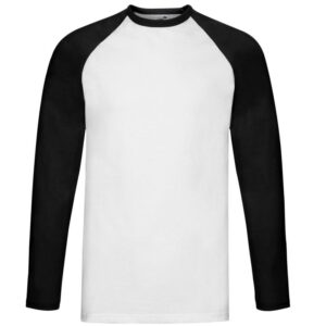 Fruit Of The Loom Long Sleeve Baseball Tee