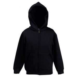Fruit Of The Loom Classic 80/20 Kids Hooded Sweat Jacket