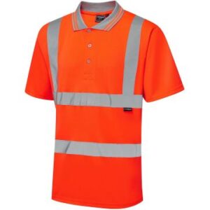 Supertouch Eco Hi Vis Orange Polo Shirt