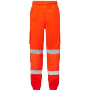 Supertouch Eco Hi Vis Orange Joggers