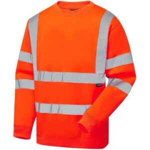 Supertouch Eco Hi Vis Orange Sweatshirt