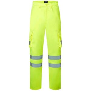 Supertouch Eco Hi Vis Yellow Combat Trouser