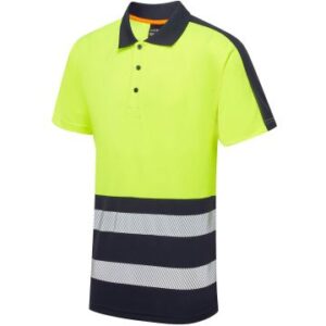 Supertouch Essentials Hi-Vis Eco Coolair Yellow Polo Shirt