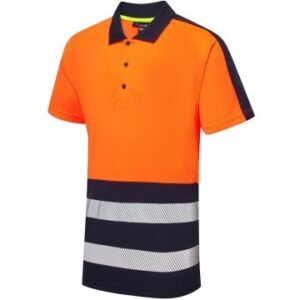 Supertouch Essentials Hi-Vis Eco Coolair Orange Polo Shirt