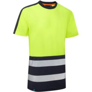 Supertouch Essentials Hi Vis Eco CoolAir Yellow T-Shirt