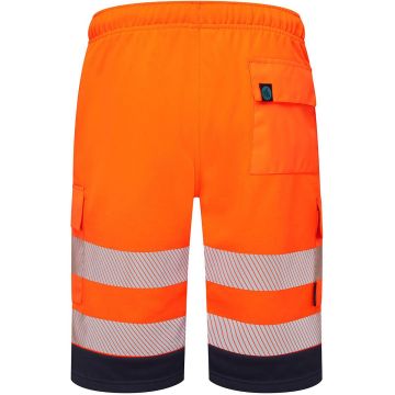 Supertouch Essentials Hi-Vis Eco CottonCool Orange Shorts - Image 2