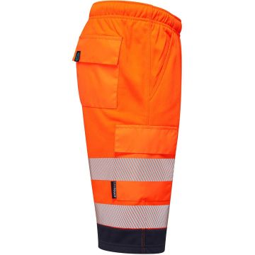 Supertouch Essentials Hi-Vis Eco CottonCool Orange Shorts - Image 4