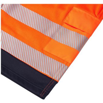 Supertouch Essentials Hi-Vis Eco CottonCool Orange Shorts - Image 5