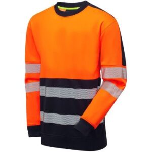 Supertouch Essentials Hi-Vis Eco CottonCool Orange Sweatshirt