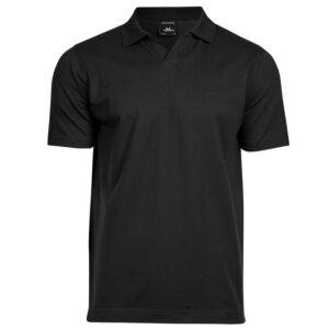 Tee Jays Luxury Stretch V Neck Polo Shirt