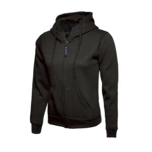 Uneek Ladies Classic Full Zip Hooded Sweatshirt