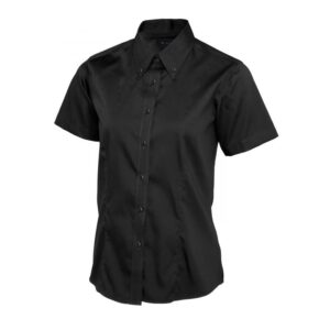 Uneek Ladies Pinpoint Oxford Short Sleeved Blouse