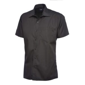 Uneek Men's Short Sleeve Poplin Shirt