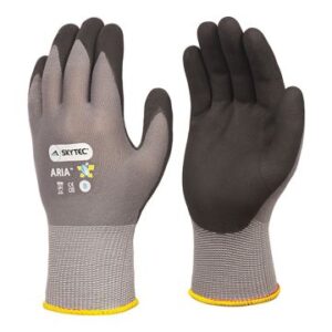 Skytec Aria Blk Foam Nitrile Palm Coated Cut 1