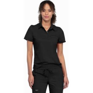 Cherokee Revolution Ladies Tuckable Snap Front Polo Shirt