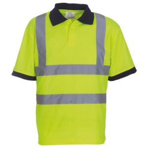 Yoko Hi Vis Short Sleeve Polo