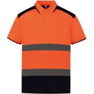 Yoko Hi-Vis Two-Tone Polo Shirt