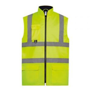 Yoko Hi-Vis Padded Bodywarmer