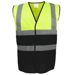 Yoko Hi-Vis Two-Tone Waistcoat