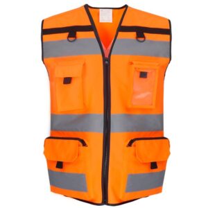 Yoko Hi-Vis Ripstop Tool Vest