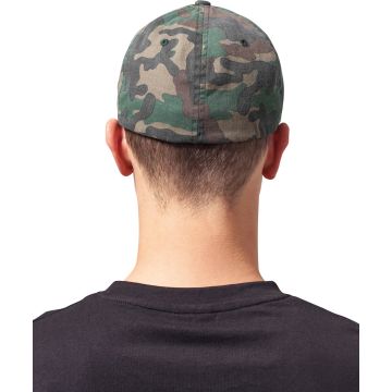 Flexfit By Yupoong Flexfit Garment Washed Camo Cap - Image 2