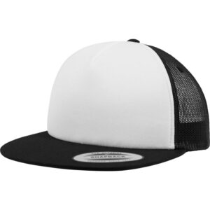 Flexfit By Yupoong Foam Trucker With White Front