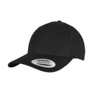 Flexfit by Yupoong YP Classics 5-Panel Premium Curved Visor Snapback Cap